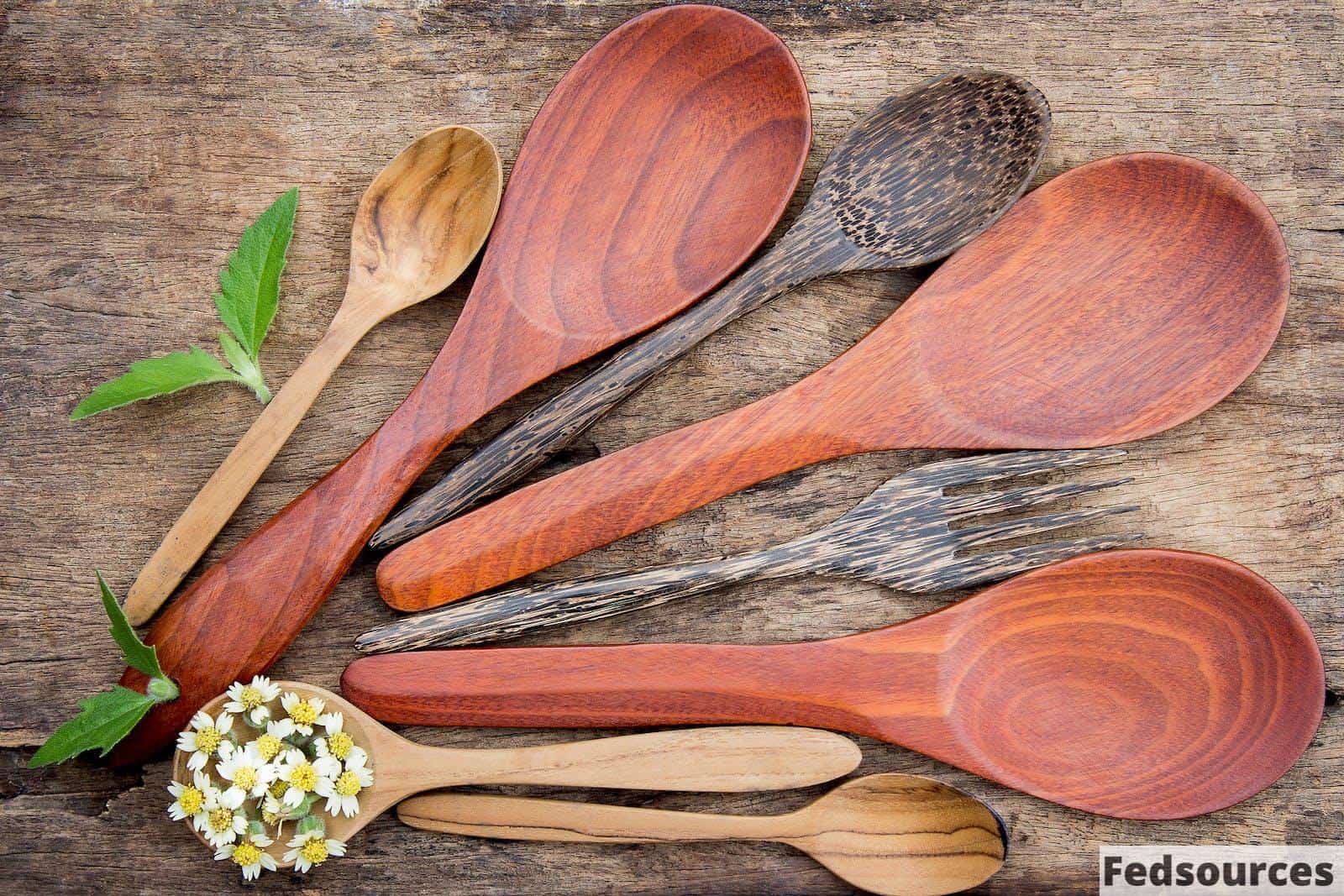 utensilios de cocina de madera