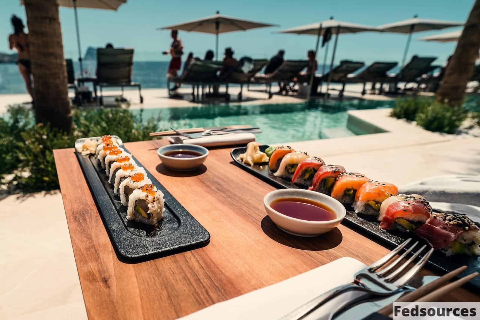 Almuerzo en la playa