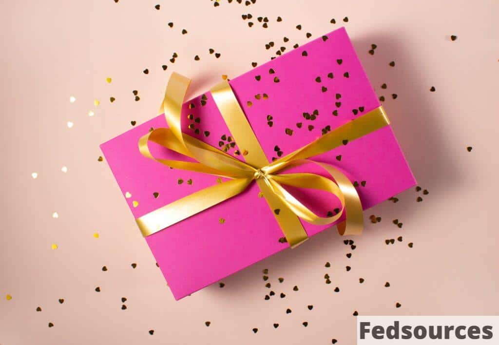 wrapped gift box