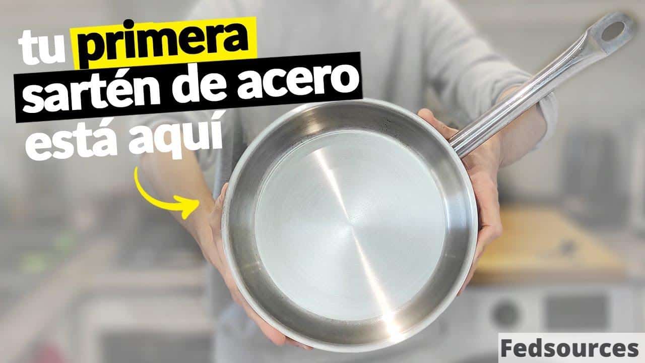 Mi primera sarten de acero inoxidable